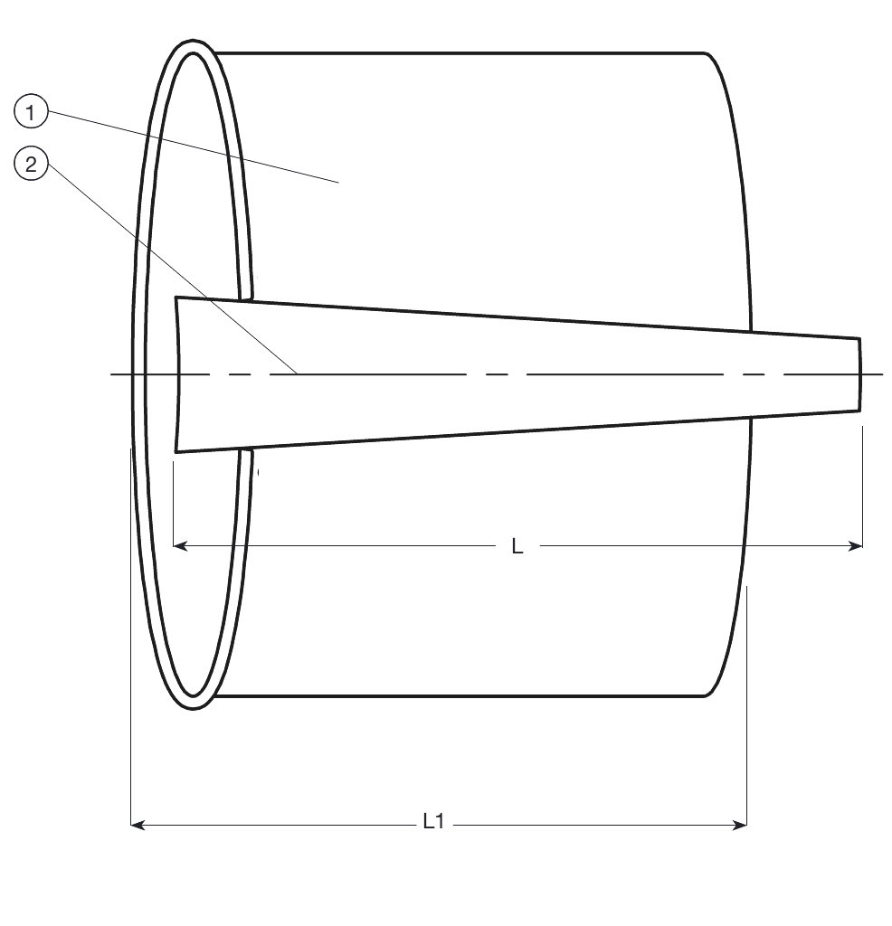 SUPPORT BUSH, PE PIPES SDR17, PE125