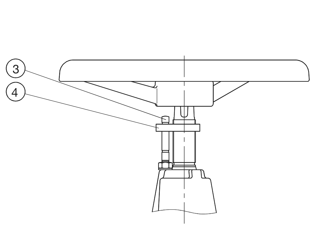 GATE VALVE, EPDM, F4, HW/PI, DN300