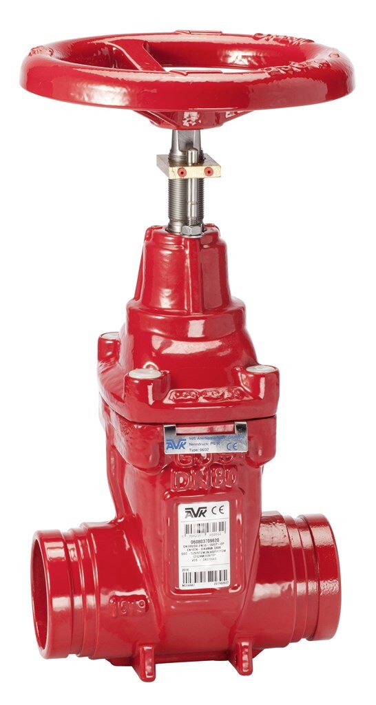 GATE VALVE, EPDM, GROOVED, F4, HW/PI, DN300
