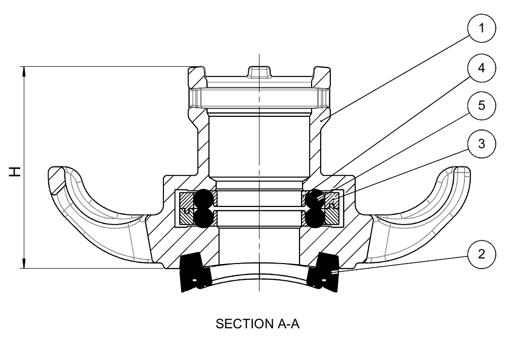 AANBOORZ. SUPA LOCK, EPDM, UNI., DN80-300