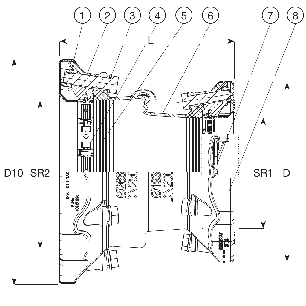 TENSILE COUPLING, 104/133-132/159