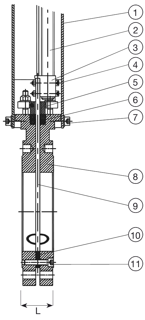 MESAFSLUITER, NBR, HANDW., NRS, DN200