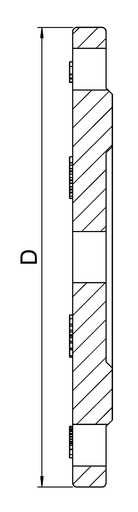 FITTING, THREADED FLANGE BSP 1", DN80