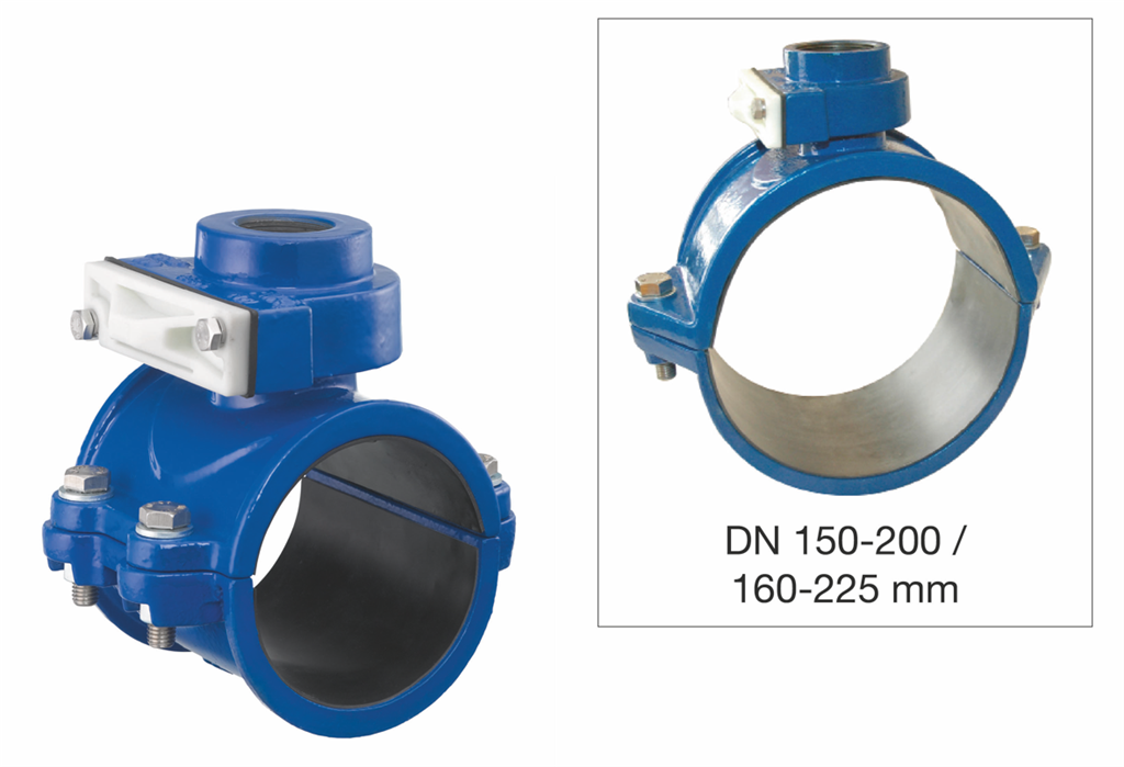 AANBOORZADEL, EPDM, PE-/PVC, 6/4", PE110