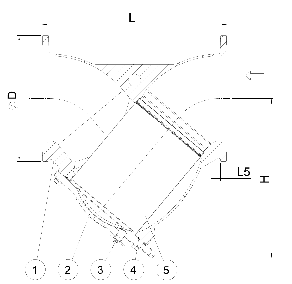 YSTRAINER A2 AVK PN10 DN400