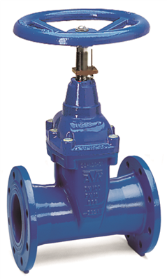 GATE VALVE, NBR, FLANGED, F5, HW/PI, DN40