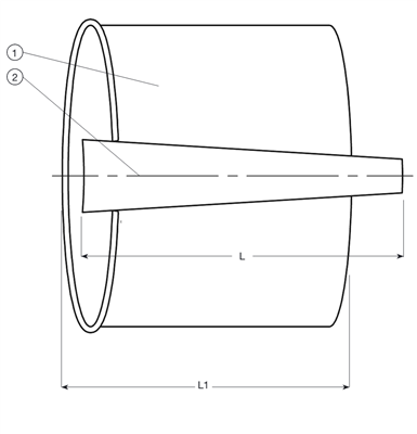 SUPPORT BUSH, PE PIPES SDR17, PE160