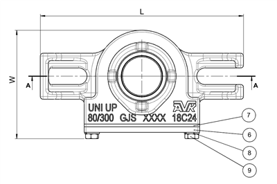 AANBOORZ. SUPA LOCK, EPDM, UNI., DN80-300