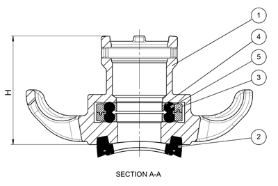 AANBOORZ. SUPA LOCK, EPDM, UNI., DN80-300