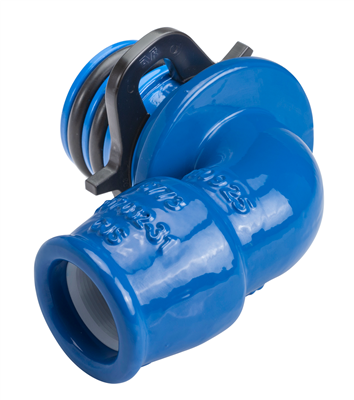 SUPA LOCK KOPP., EPDM, PUSH-FIT, 90°, PE40