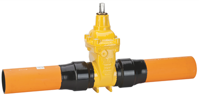 SCHUIFAFSLUITER , NBR - GAS, SDR11, PE90
