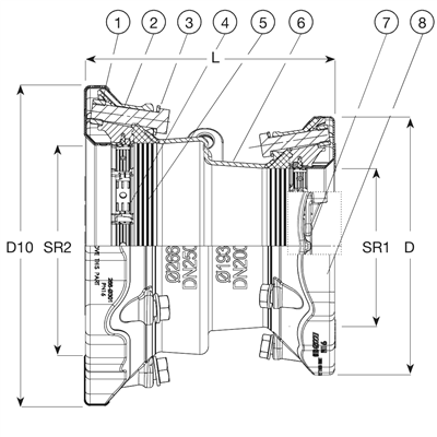 TENSILE COUPLING, 132/159-159/188