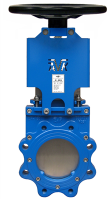KNIFE GATE VALVE, NBR, HANDW., NRS, DN65
