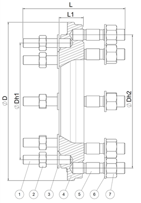 XR DN200/150 PN10 A2/A4 D