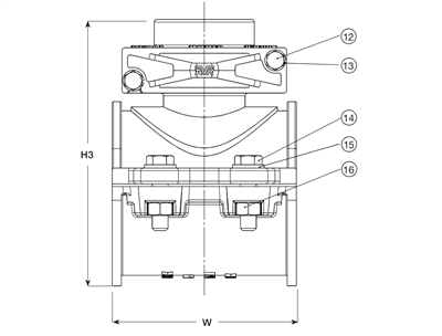 AANBOORZADEL, EPDM, PE-/PVC, 6/4", PE125