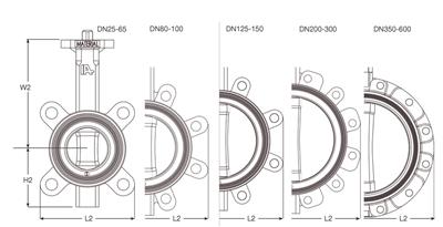 BFV LUG DN25 EPDM HOT PN16 BS