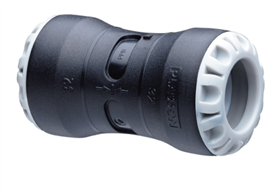 PUSH-FIT COUPLING, STRAIGHT, PE25