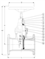 SCHUIFAFSLUITER, NBR, F5, HW/PI, DN40