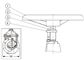 SCHUIFAFSLUITER, NBR, F5, HW/PI, DN50