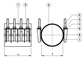REPAIR CLAMP, EPDM, FS20, L=250MM, 108-128