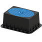 SURFACE BOX, STANDARD BOX HYDRANT, BLUE COVER