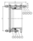 DISMANT. JOINT, EPDM, CONTIN. RODS, DN150
