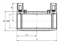 ELECTROF. COUPL., SOCKET, STRAIGHT, PE40